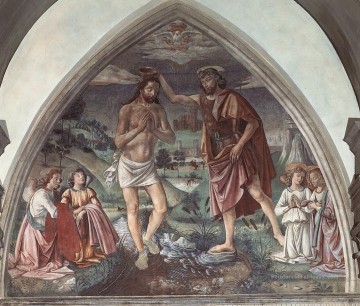  dai - Baptême du Christ Renaissance Florence Domenico Ghirlandaio